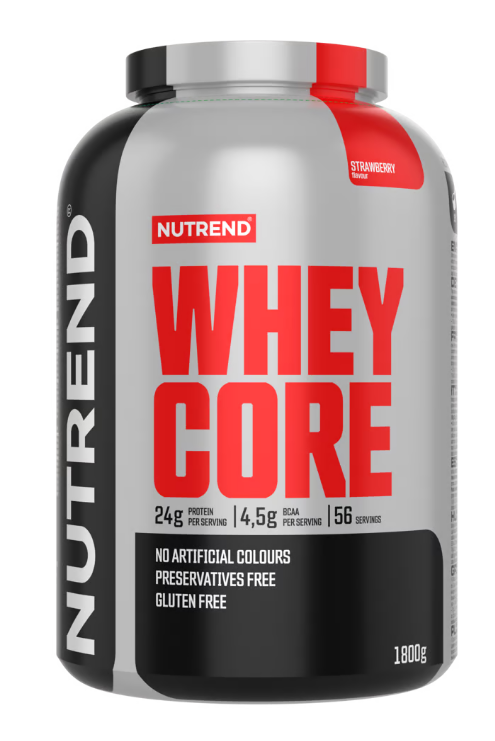 Nutrend Whey Core truskawkowy - 1800 g