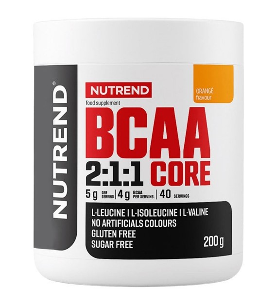 Nutrend BCAA 2:1:1 Core, pomarańcza - 200 g