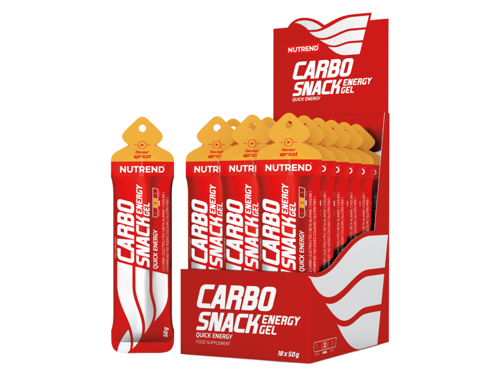 Nutrend Carbosnack (saszetka) morela - 50 g
