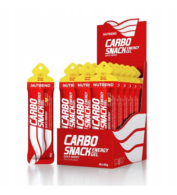 Nutrend Carbosnack (saszetka) cytryna - 18x50 g