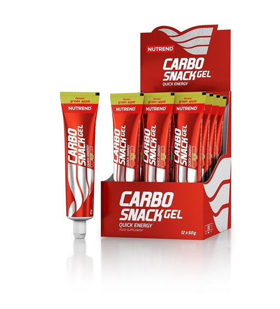 Nutrend Carbosnack (tubka) zielone jabłko - 12x50 g