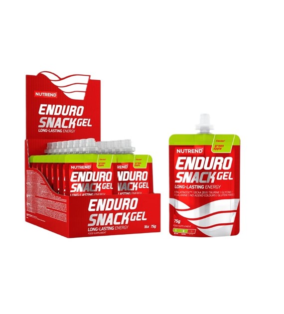 Nutrend Endurosnack (saszetka) zielone jabłko - 16x75 g