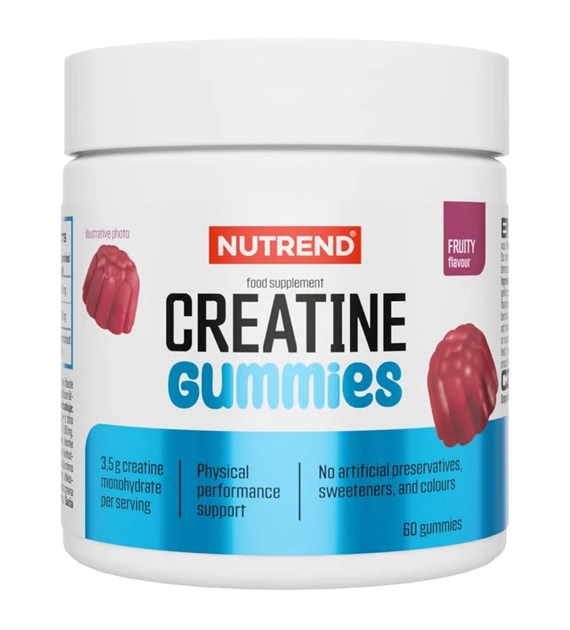Nutrend Creatine Gummies, owoce leśne - 60 żelek