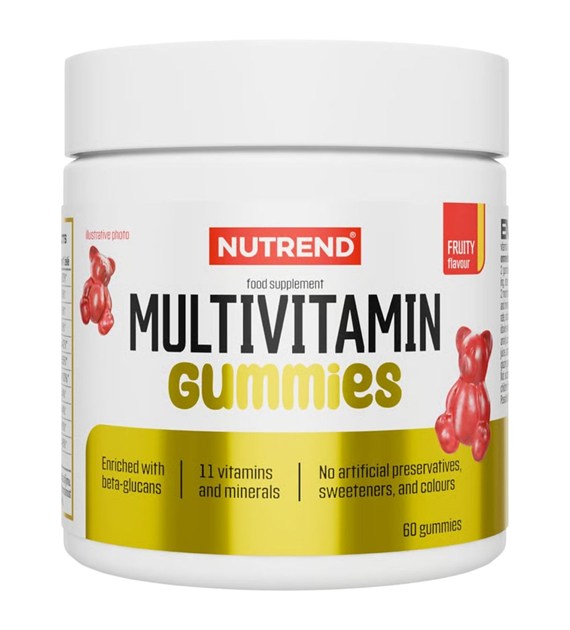 Nutrend Multivitamin Gummies, owocowe - 60 żelek