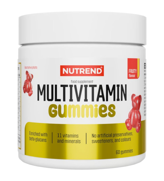 Nutrend Multivitamin Gummies, owocowe - 60 żelek