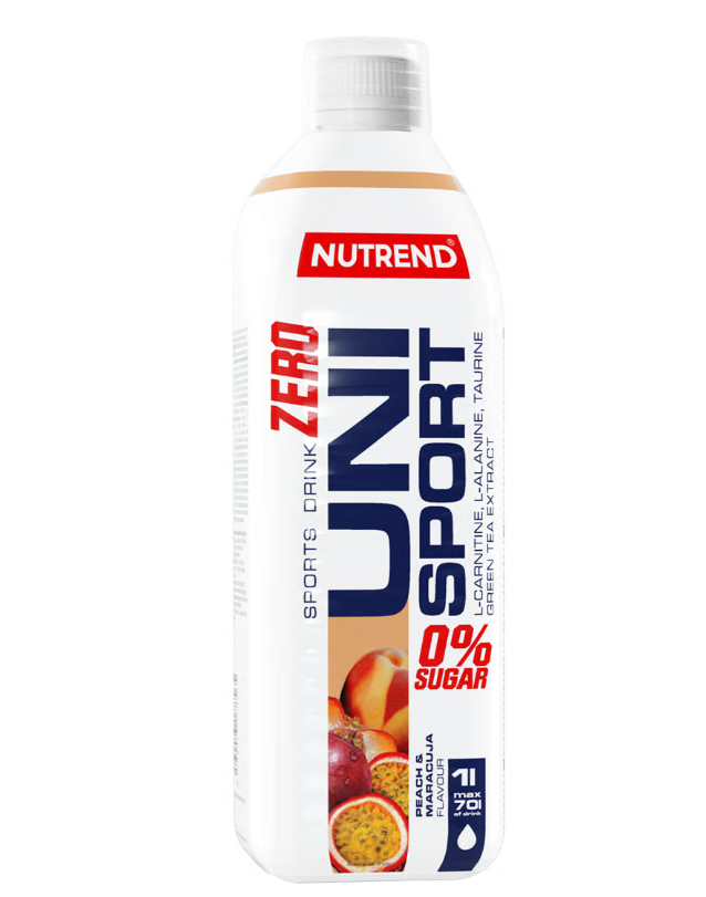 Nutrend Unisport Zero napój hipotoniczny brzoskwinia-marakuja - 1000 ml