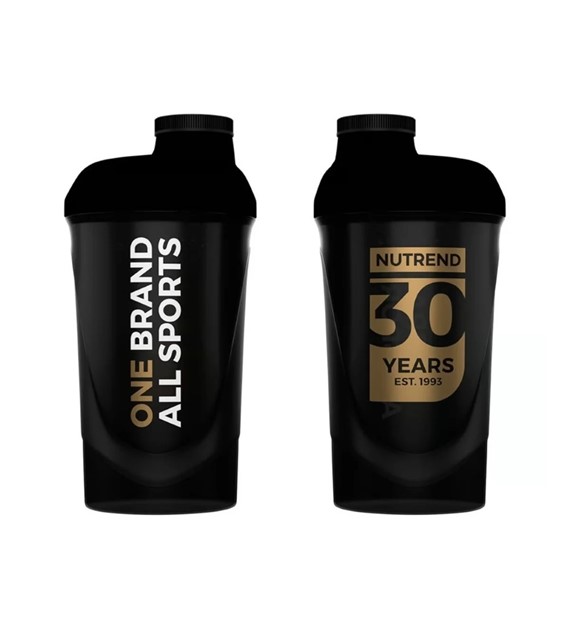 Nutrend Shaker 30 Years czarny - 600 ml