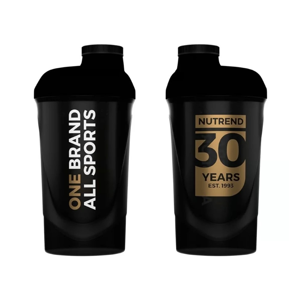 Nutrend Shaker 30 Years czarny - 600 ml