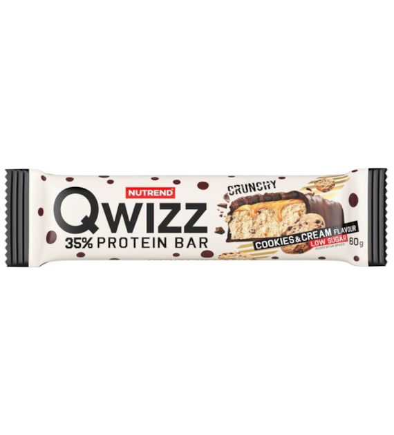 Nutrend Qwizz Protein Bar Baton proteinowy, ciasteczko z kremem - 60 g