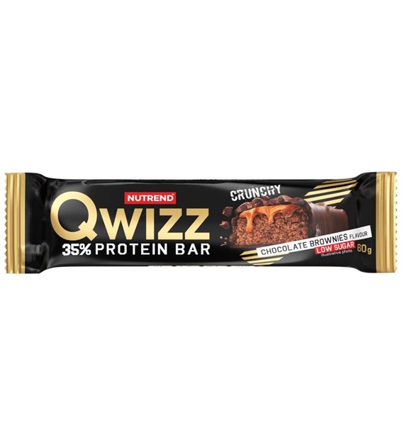 Nutrend Qwizz Protein Bar Baton proteinowy, czekoladowe brownies - 60 g