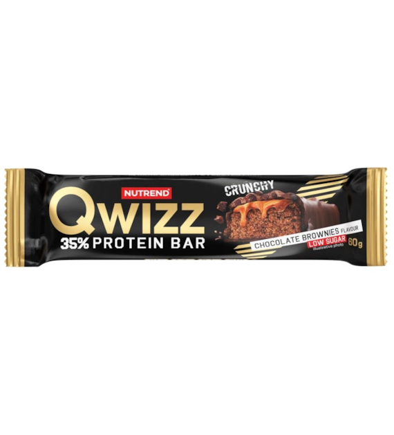 Nutrend Qwizz Protein Bar Baton proteinowy, czekoladowe brownies - 60 g