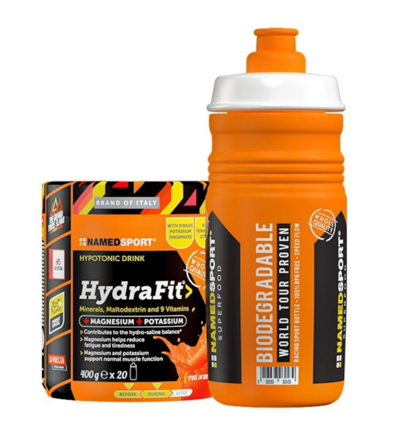 Namedsport HydraFit, Napój hipotoniczny, pomarańcza - 400 g