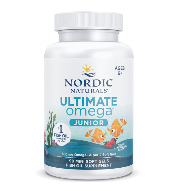 Nordic Naturals Ultimate Omega JR 680 mg truskawkowy - 90 kapsułek