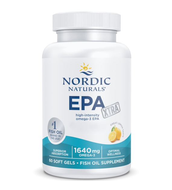 Nordic Naturals EPA Xtra 1640 mg Omega-3 cytrynowy - 60 kapsułek