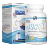 Nordic Naturals Ultimate Omega-D3, Zitronengeschmack 250 mg - 60 Weichkapseln