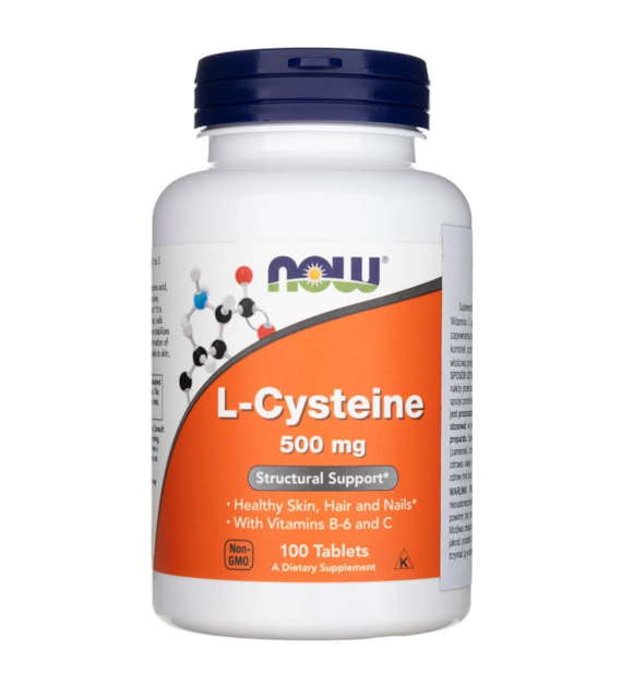 Now Foods L-Cysteina 500 mg - 100 tabletek