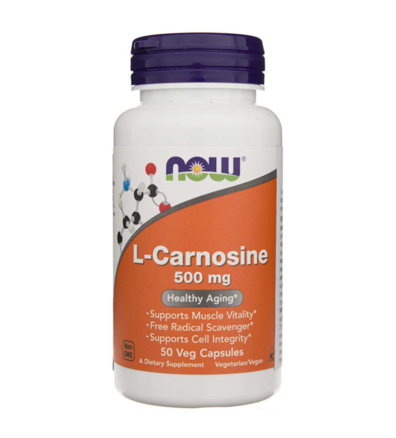 Now Foods L-Carnosine (L-Karnozyna) 500 mg - 50 kapsułek