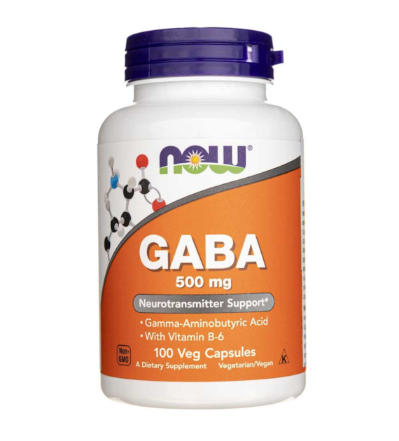 Now Foods GABA 500 mg - 100 Veg Capsules