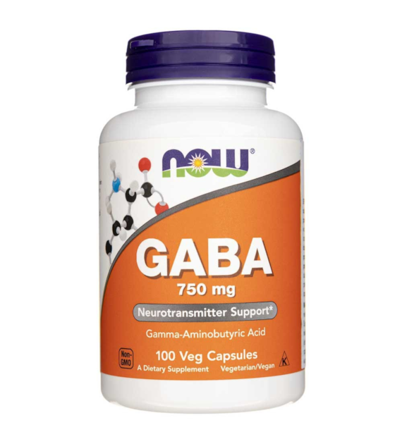 Now Foods GABA 750 mg - 100 kapsułek