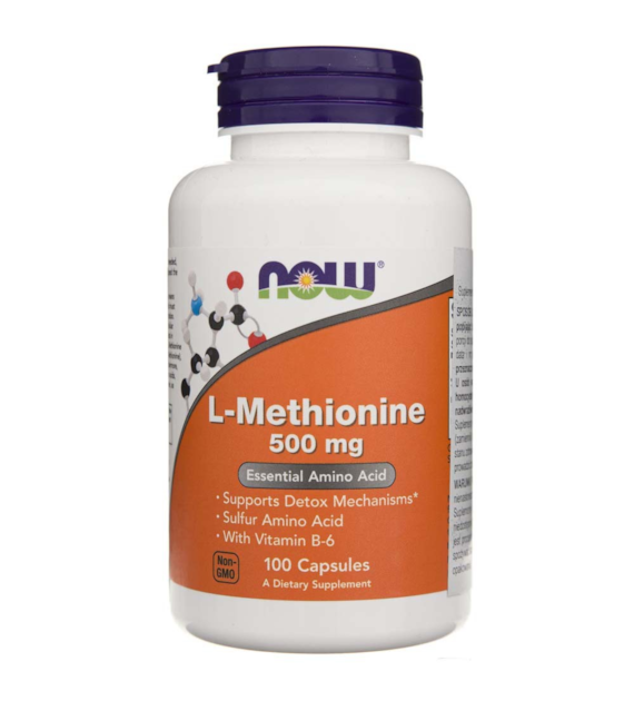 Now Foods L-Methionine 500 mg - 100 Capsules