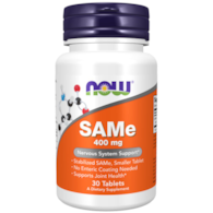 Now Foods SAMe (S-adenozylo L-metionina) 400 mg - 30 tabletek