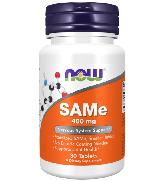 Now Foods SAMe (S-adenozylo L-metionina) 400 mg - 30 tabletek