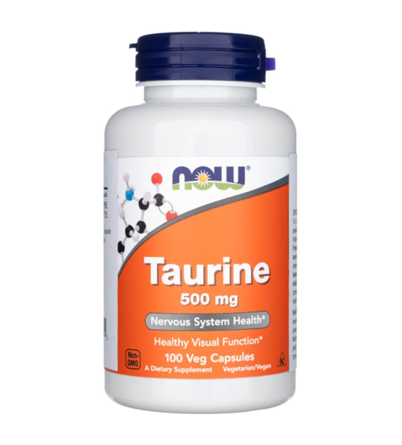Now Foods Taurin 500mg - 100 veg. kapslí