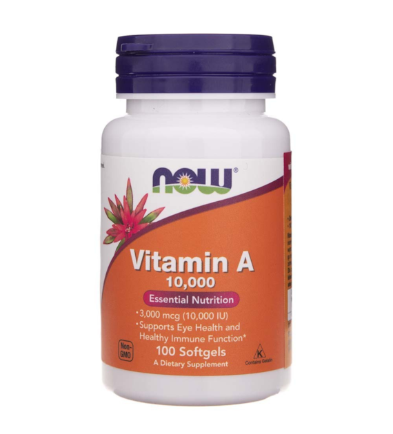 Now Foods Vitamin A 10000 IU - 100 měkkých gelů