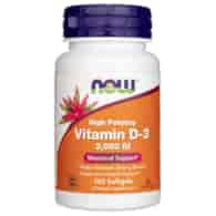 Now Foods Vitamin D3 2000 IU - 120 Weichkapseln