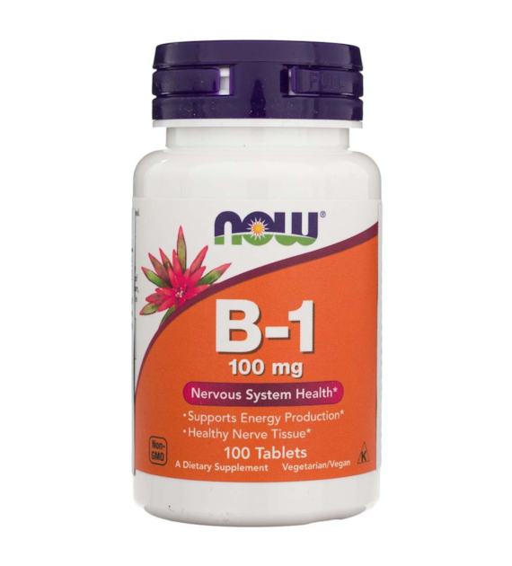 Now Foods Vitamin B-1 100 mg - 100 Tablets