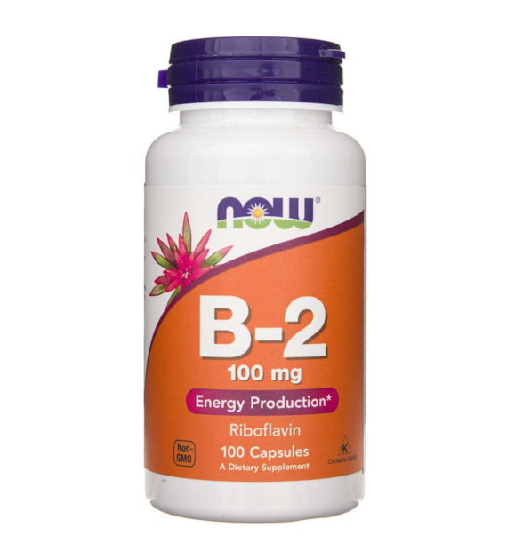 Now Foods Witamina B2 (ryboflawina) 100 mg - 100 kapsułek
