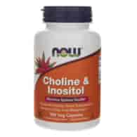 Now Foods Choline & Inositol - 100 Veg Capsules