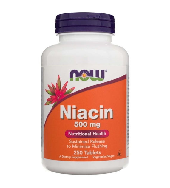 Now Foods Niacin 500 mg - 250 tablet