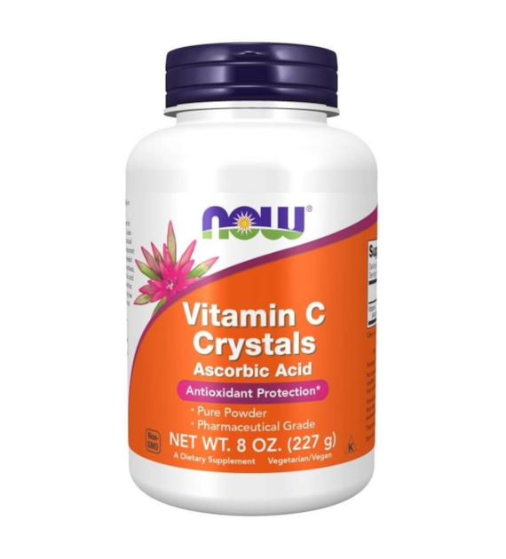 Now Foods Witamina C Kwas Askorbinowy - 227 g