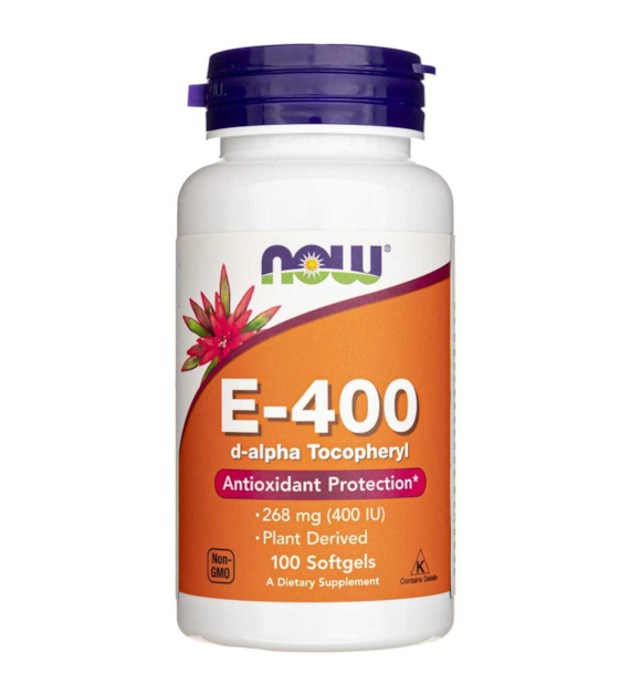 Now Foods Vitamin E-400 D-Alpha Tocopheryl - 100 Weichkapseln