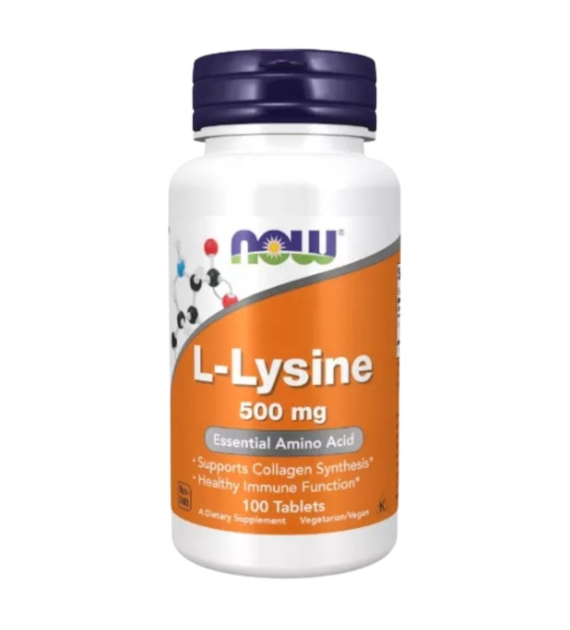 Now Foods L-lizyna 500 mg - 100 tabletek
