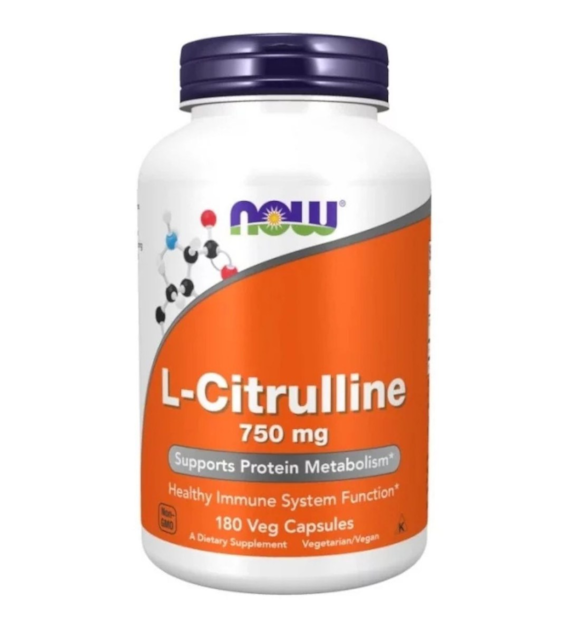 Now Foods L-Cytrulina 750 mg - 180 kapsułek