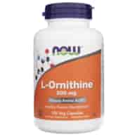 Now Foods L-Ornityna 500 mg - 120 kapsułek