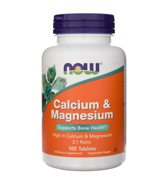 Now Foods Calcium & Magnesium - 100 tabletek