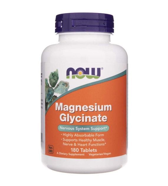 Now Foods Diglicynian Magnezu 100 mg - 180 tabletek