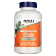 Now Foods Cytrynian magnezu w proszku - 227 g