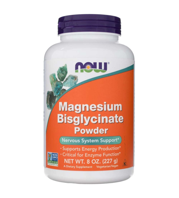 Now Foods Diglicynian magnezu w proszku - 227 g
