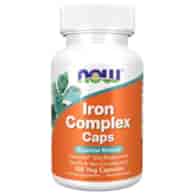 Now Foods Żelazo Complex 27 mg - 100 tabletek