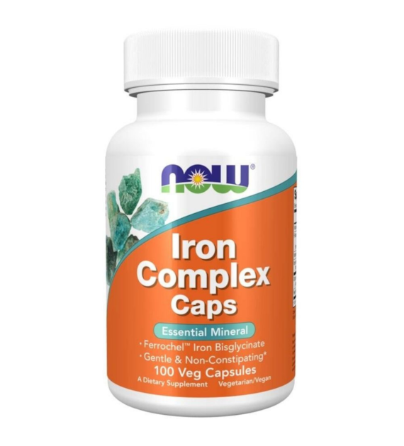 Now Foods Żelazo Complex 27 mg - 100 tabletek