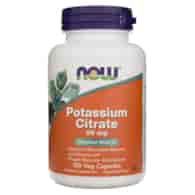 Now Foods Cytrynian potasu 99 mg - 180 kapsułek