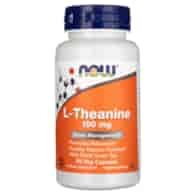 Now Foods L-Theanin 100 mg - 120 veg. kapslí