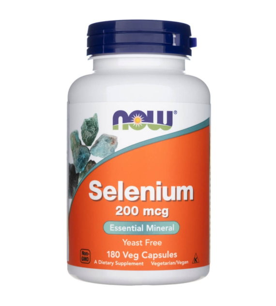 Now Foods Selen (Selenium) 200 mcg - 180 kapsułek