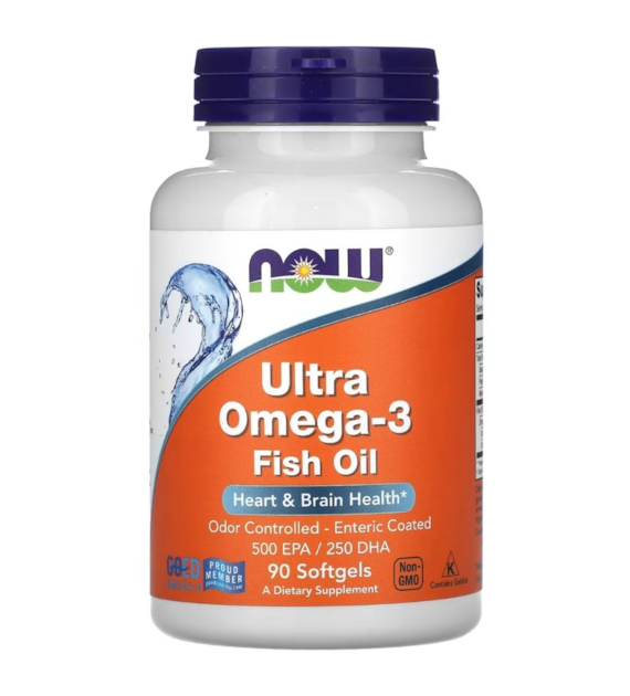 Now Foods Ultra Omega-3 500 EPA / 250 DHA - 90 kapsułek