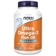 Now Foods Ultra Omega-3, 500 EPA / 250 DHA - 180 Weichkapseln