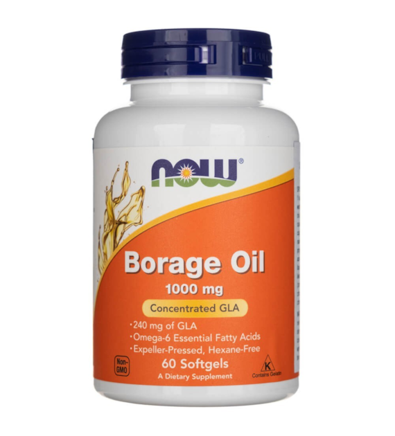 Now Foods Borage Oil 1000 mg - 60 Softgels